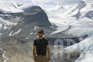 Robson Glacier (isn't my baby bro cute?)